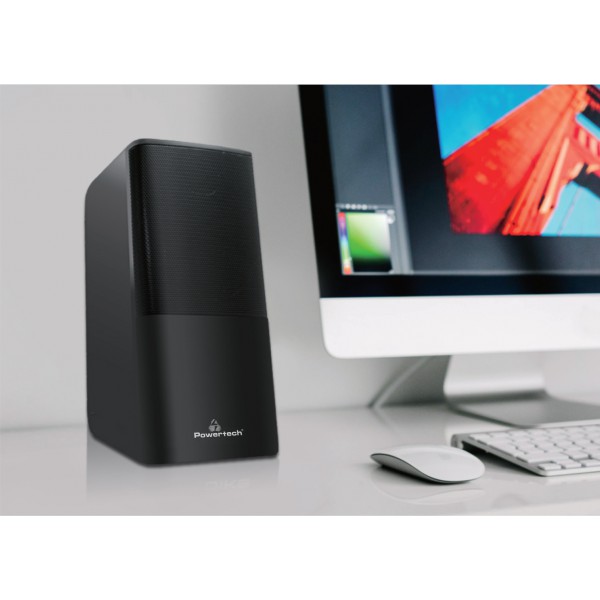 POWERTECH ηχεία Premium sound PT-847, 2x 3W, 3.5mm, μαύρα POWERTECH ηχεία Premium sound PT-847, 2x 3W, 3.5mm, μαύρα