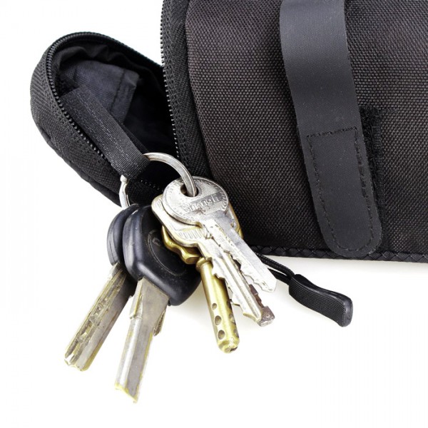 WOZINSKY τσαντάκι σέλας ποδηλάτου WBB8BK, 0.6l, μαύρο