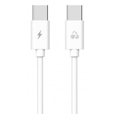 POWERTECH Καλώδιο USB Type-C PTR-0093, 48W 3A, 1m, λευκό