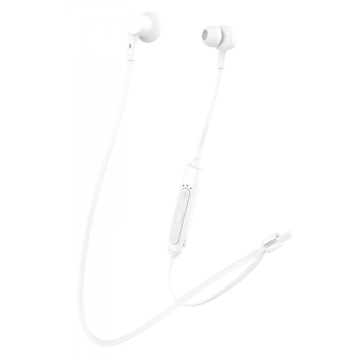 CELEBRAT bluetooth earphones A20 με μαγνήτη, 10mm, BT 5.0, λευκά