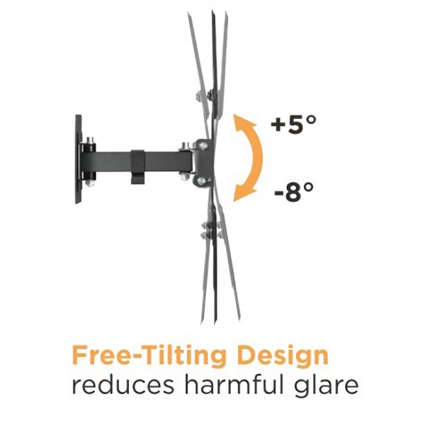 BRATECK επιτοίχια βάση LPA68-441 για τηλεόραση 23-55", full motion, 30kg BRATECK επιτοίχια βάση LPA68-441 για τηλεόραση 23-55", full motion, 30kg