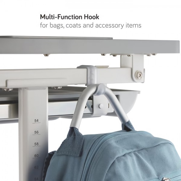 BRATECK σετ παιδικό γραφείο και καρέκλα B301, ρυθμιζόμενο, γκρι BRATECK σετ παιδικό γραφείο και καρέκλα B301, ρυθμιζόμενο, γκρι