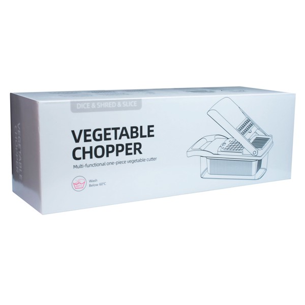 Πολυκόφτης λαχανικών με δοχείο CLN-0024, 6 εξαρτήματα κοπής, γκρι