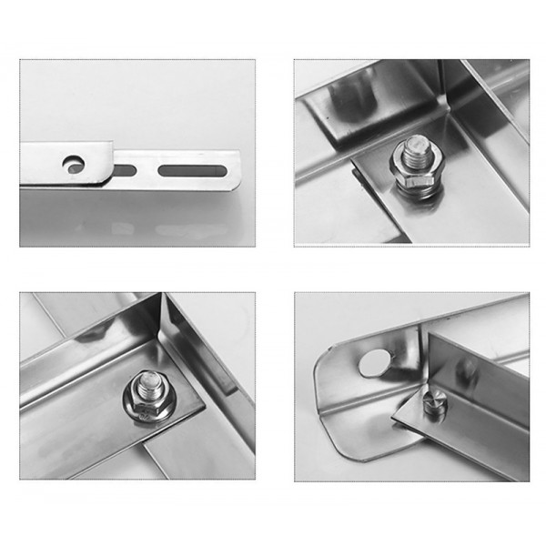 Βάση στήριξης TOOL-0067, 410x460mm, ανοξείδωτη, max 180kg Βάση στήριξης TOOL-0067, 410x460mm, ανοξείδωτη, max 180kg