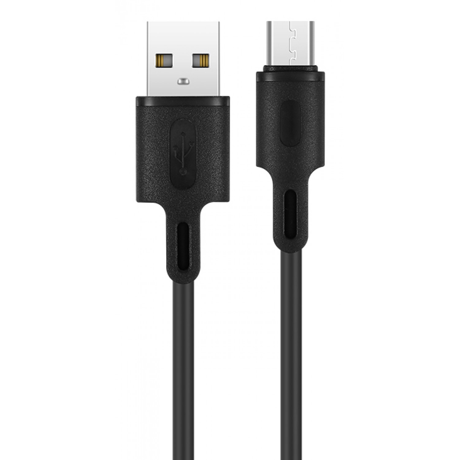 ROCKROSE καλώδιο USB σε Micro USB Beta AM, 2.4A 12W, 1m, μαύρο
