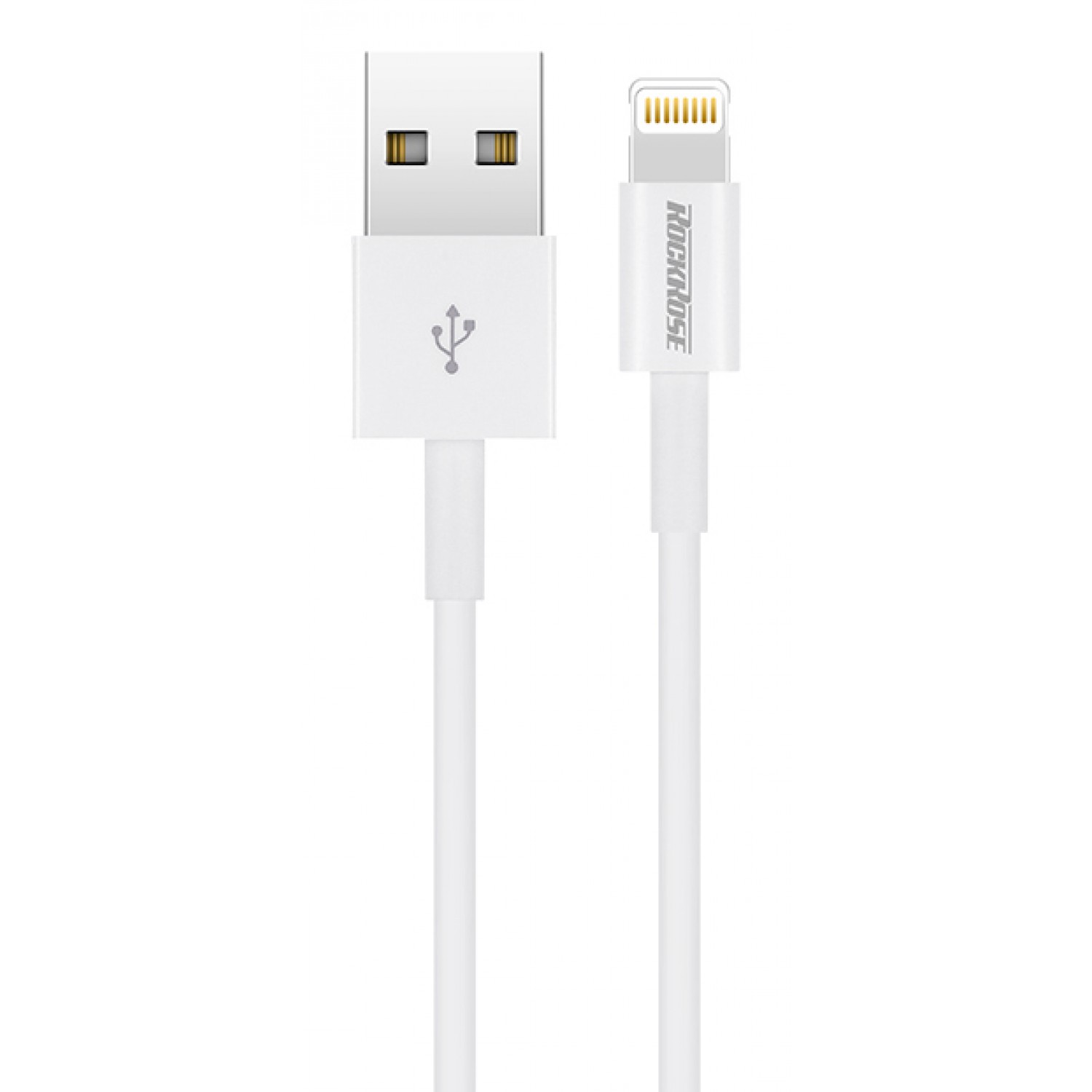 ROCKROSE καλώδιο USB σε Lightning Zeta AL, 2.4A 12W, 1m, λευκό ROCKROSE καλώδιο USB σε Lightning Zeta AL, 2.4A 12W, 1m, λευκό