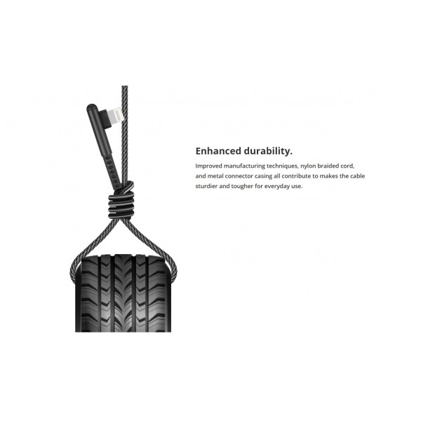 ROCKROSE καλώδιο USB σε Micro USB Janus AM, 2.1A, 1m, μαύρο