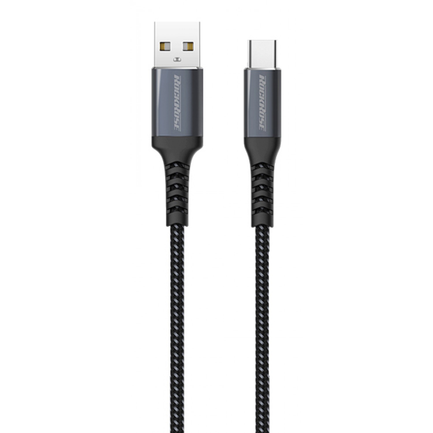 ROCKROSE καλώδιο USB σε USB Type-C Powerline AC, 3A 15W, 1m, μαύρο-μπλε ROCKROSE καλώδιο USB σε USB Type-C Powerline AC, 3A 15W, 1m, μαύρο-μπλε