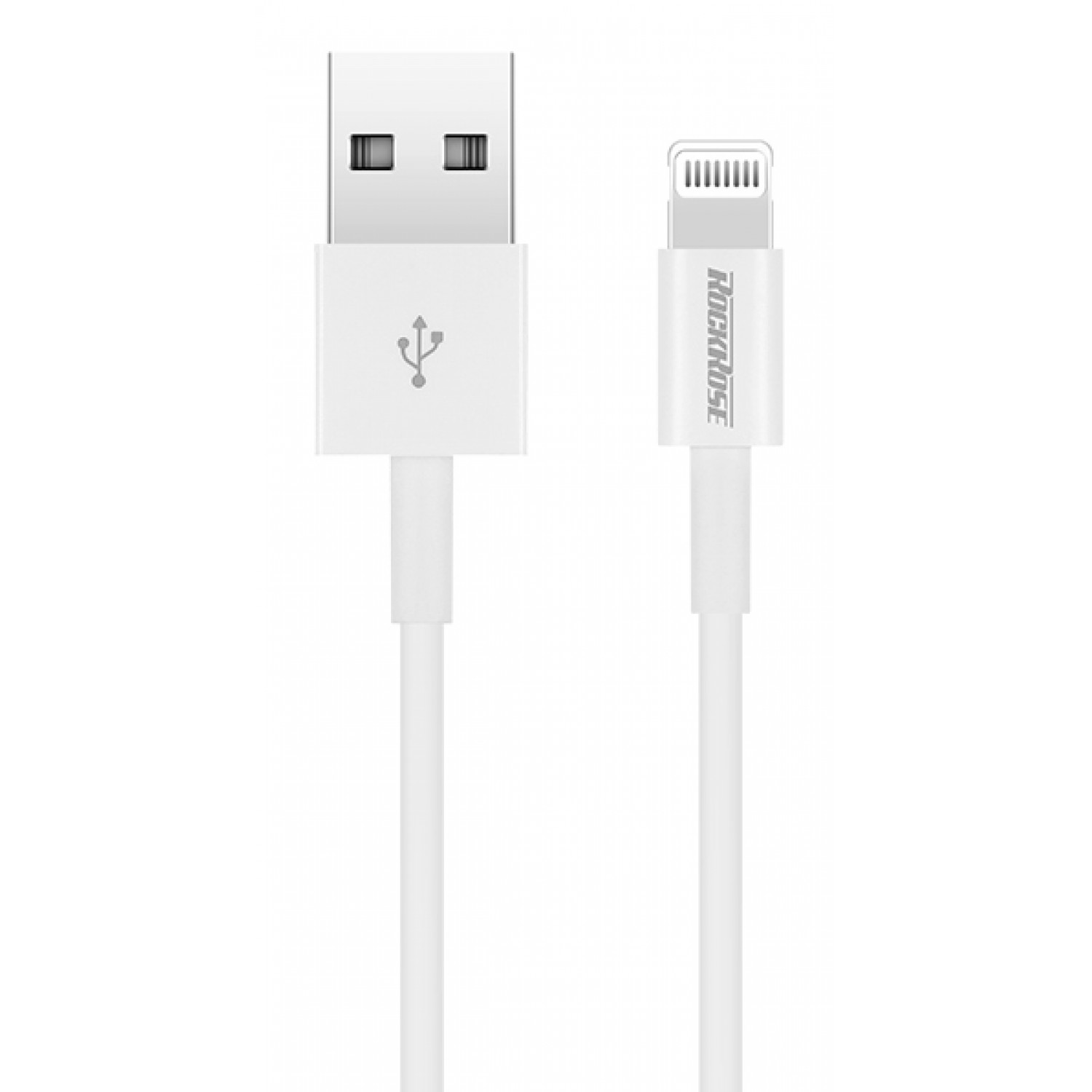 ROCKROSE καλώδιο USB σε Lightning IVORY AL, 2.4A 12W, MFi, 1m, λευκό ROCKROSE καλώδιο USB σε Lightning IVORY AL, 2.4A 12W, MFi, 1m, λευκό
