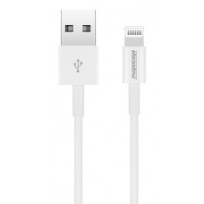 ROCKROSE καλώδιο USB σε Lightning IVORY AL, 2.4A 12W, MFi, 1m, λευκό