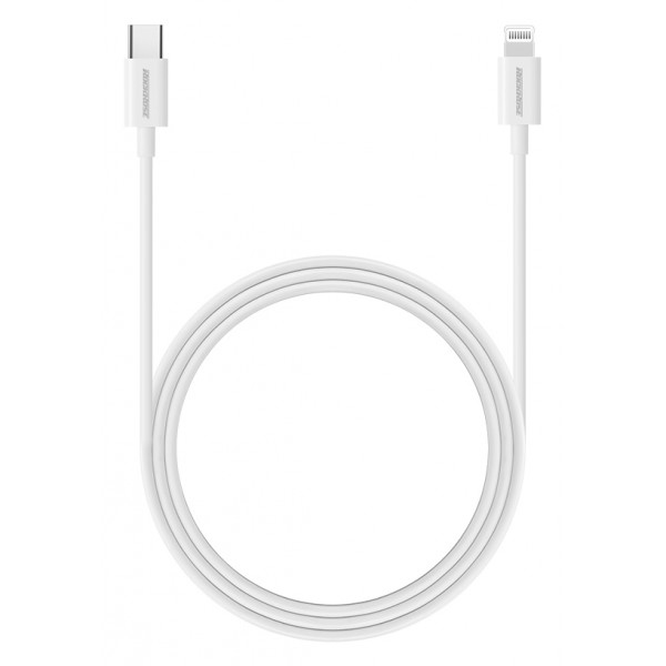 ROCKROSE καλώδιο Type-C σε Lightning IVORY CL, 18W PD, MFi, 1m, λευκό