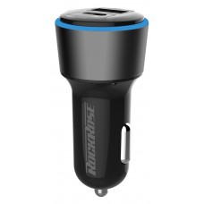 ROCKROSE φορτιστής αυτοκινήτου Ranger PQ, 2x USB, 36W, 3A, μαύρος