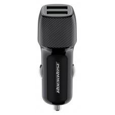 ROCKROSE φορτιστής αυτοκινήτου Safari P2, 2x USB, 12W, 2.4A, μαύρο