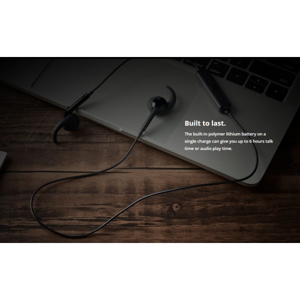 ROCKROSE bluetooth earphones Parkour EE, BT 5.0, 60mAh, μαύρα ROCKROSE bluetooth earphones Parkour EE, BT 5.0, 60mAh, μαύρα