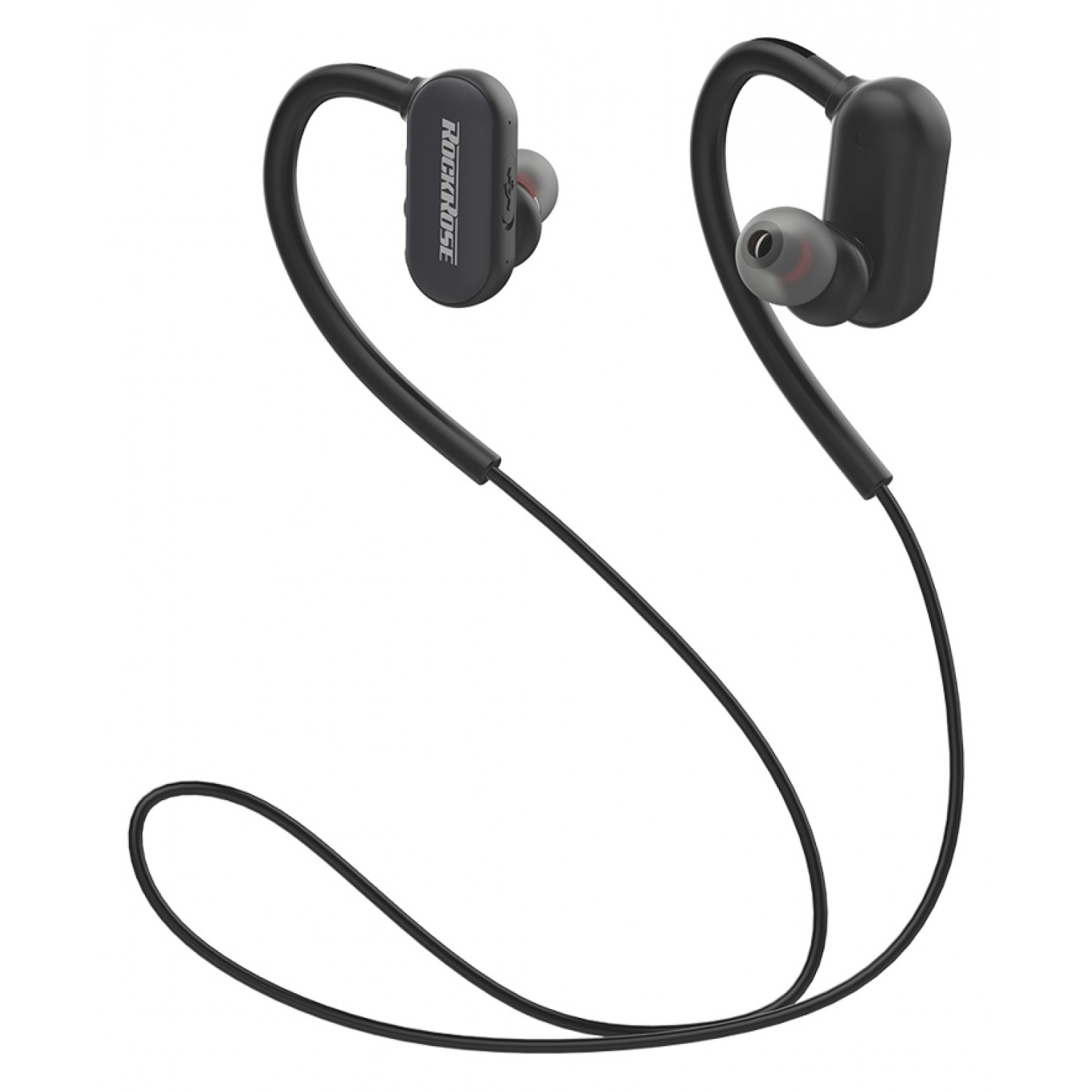 ROCKROSE bluetooth earphones Parkour ME, BT 5.0, 110mAh, μαύρο