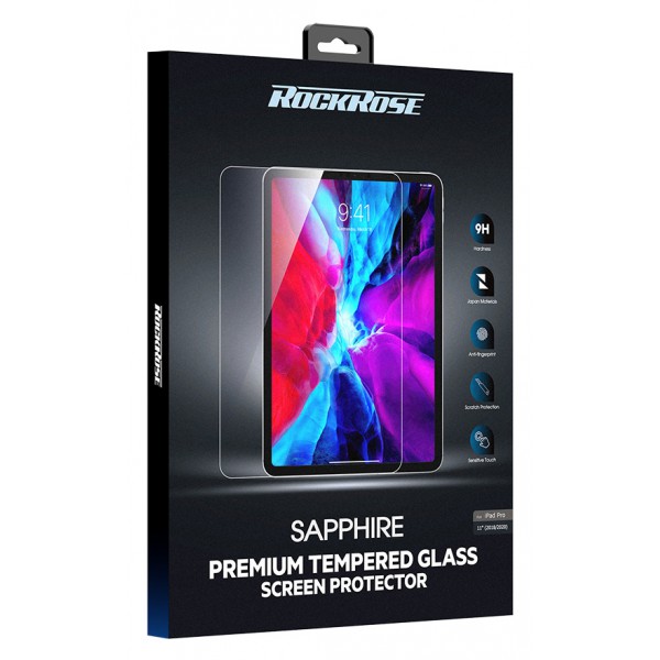 ROCKROSE Tempered Glass 2.5D Sapphire για iPad Pro 11" (2020) ROCKROSE Tempered Glass 2.5D Sapphire για iPad Pro 11" (2020)