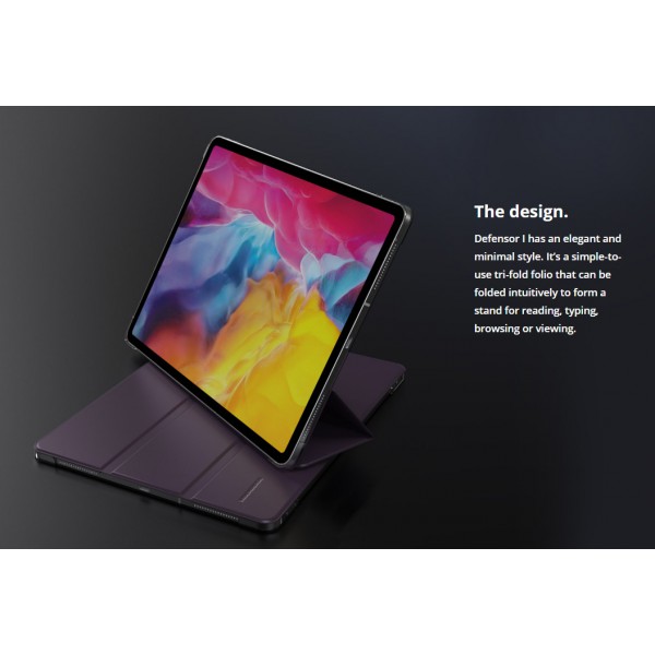 ROCKROSE θήκη προστασίας Defensor I για iPad Air 3 10.5" 2019, μαύρη