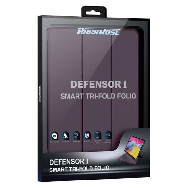 ROCKROSE θήκη προστασίας Defensor I για iPad Air 4 10.9" 2020, μαύρη