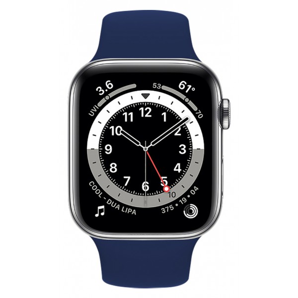 ROCKROSE band σιλικόνης Rough Jade για Apple Watch 42/44mm, μπλε