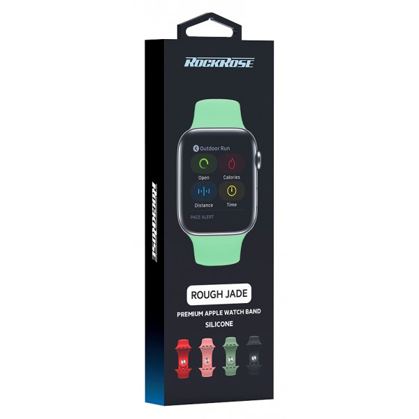 ROCKROSE band σιλικόνης Rough Jade για Apple Watch 42/44mm, mint