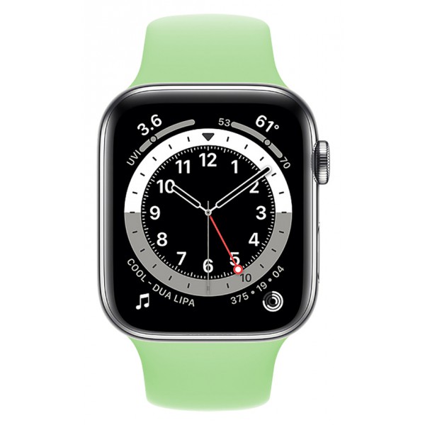 ROCKROSE band σιλικόνης Rough Jade για Apple Watch 42/44mm, mint