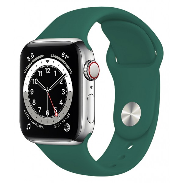 ROCKROSE band σιλικόνης Rough Jade για Apple Watch 42/44mm, πράσινο
