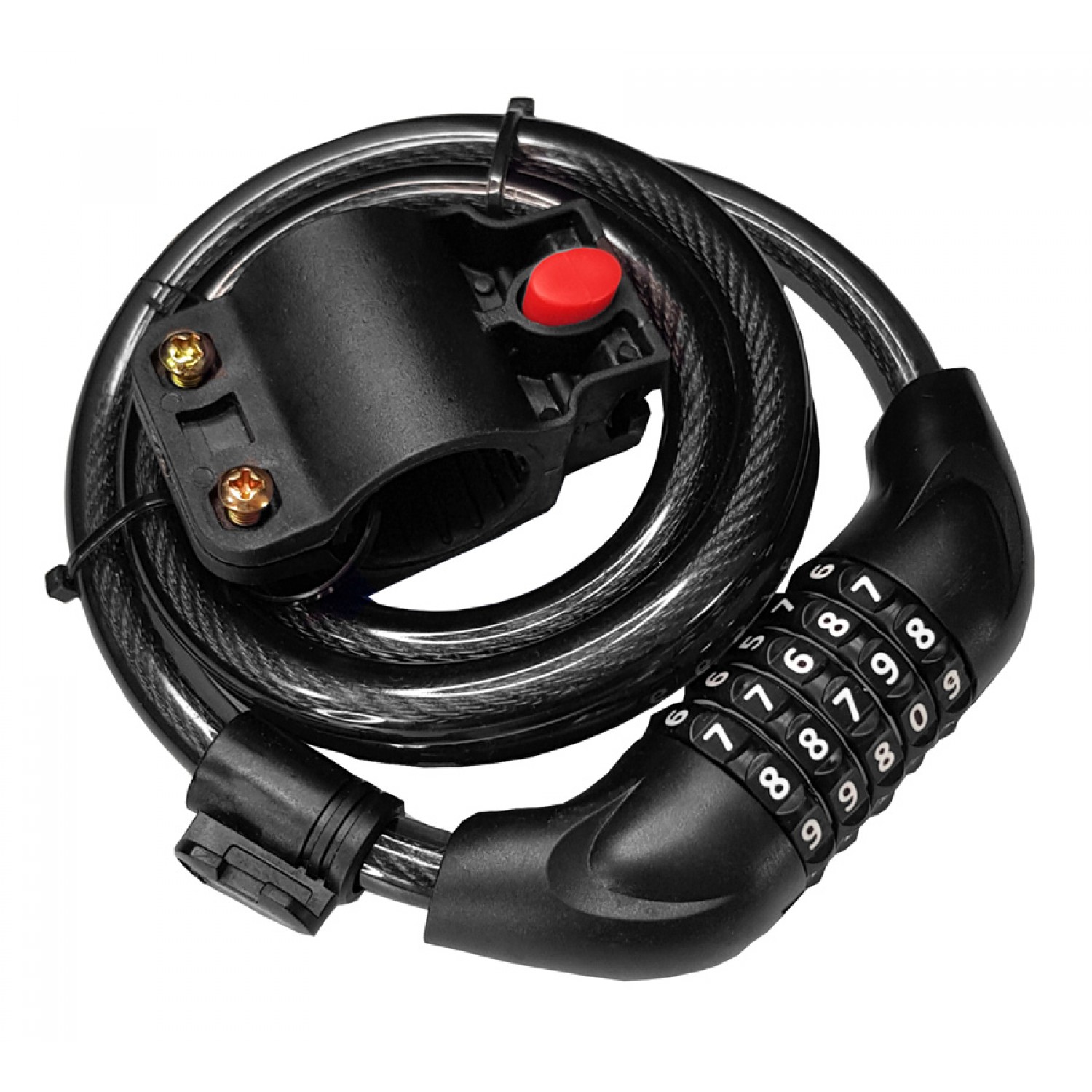 CTECH κλειδαριά ασφαλείας συνδυασμού CTL-0002, 5 ψηφίων, Φ12, 1.2m