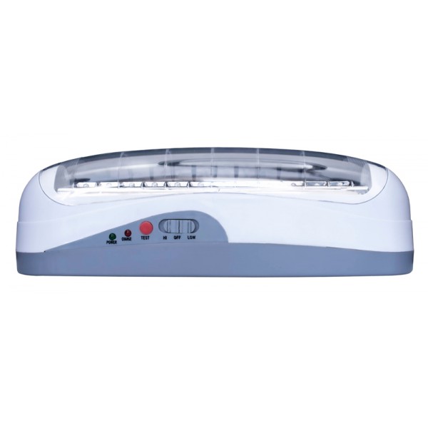 POWERTECH LED φωτιστικό εκτάκτου ανάγκης EMEL-0002, μπαταρία 3Ah, λευκό