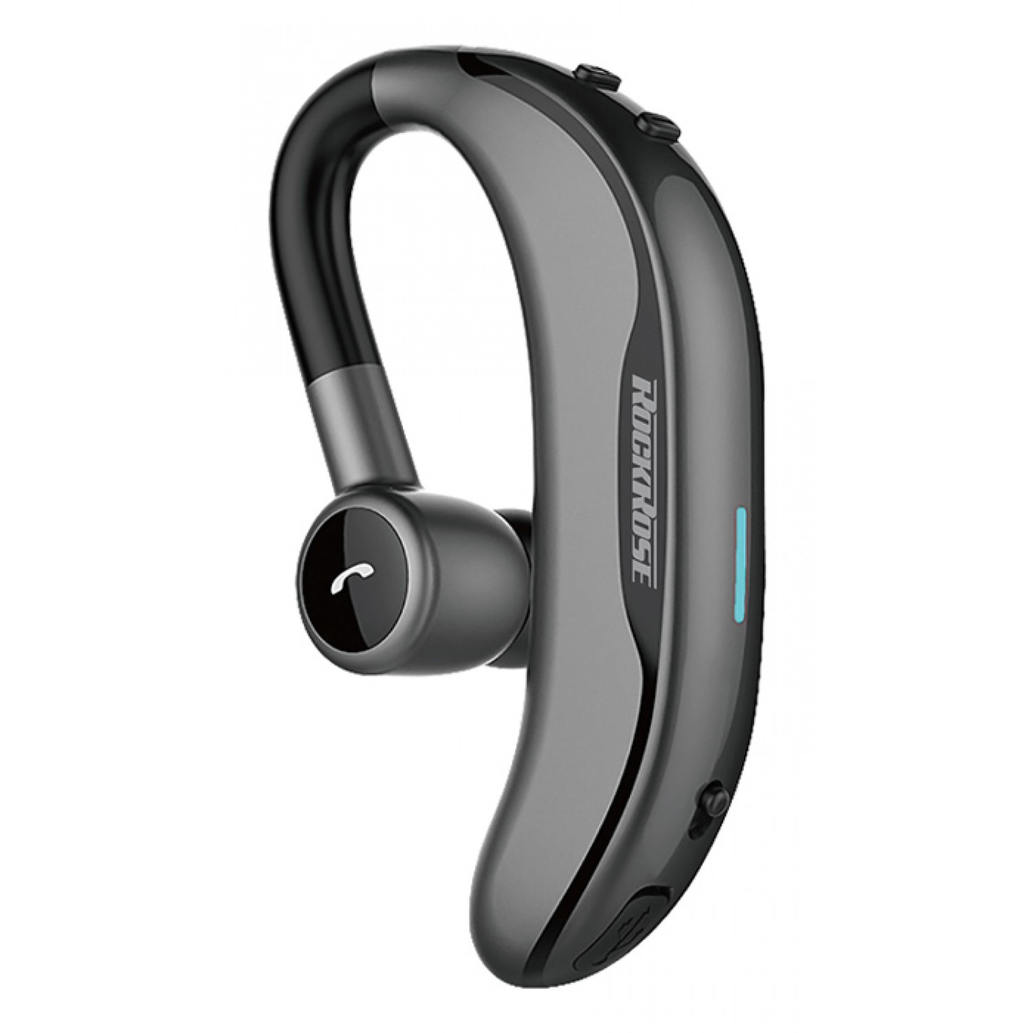 ROCKROSE Bluetooth earphone Eclipse, BT 4.1, 170mAh, γκρι ROCKROSE Bluetooth earphone Eclipse, BT 4.1, 170mAh, γκρι