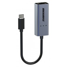 ROCKROSE αντάπτορας Type-C σε Ethernet Infinity E, μεταλλικό, γκρι