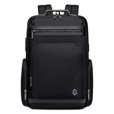 ARCTIC HUNTER τσάντα πλάτης B00415-BK με θήκη laptop 15.6", USB, μαύρη