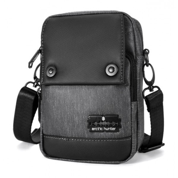 ARCTIC HUNTER τσάντα ώμου & ζώνης K00087-BK, μαύρη ARCTIC HUNTER τσάντα ώμου & ζώνης K00087-BK, μαύρη