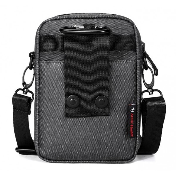 ARCTIC HUNTER τσάντα ώμου & ζώνης K00087-BK, μαύρη ARCTIC HUNTER τσάντα ώμου & ζώνης K00087-BK, μαύρη