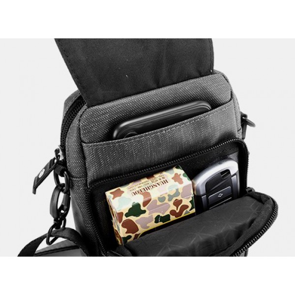 ARCTIC HUNTER τσάντα ώμου & ζώνης K00087-BK, μαύρη ARCTIC HUNTER τσάντα ώμου & ζώνης K00087-BK, μαύρη