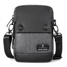 ARCTIC HUNTER τσάντα ώμου & ζώνης K00087-BK, μαύρη