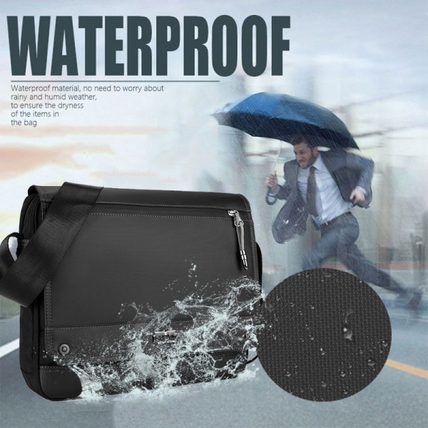 ARCTIC HUNTER τσάντα ώμου K00093 με θήκη laptop 14", μαύρη ARCTIC HUNTER τσάντα ώμου K00093 με θήκη laptop 14", μαύρη