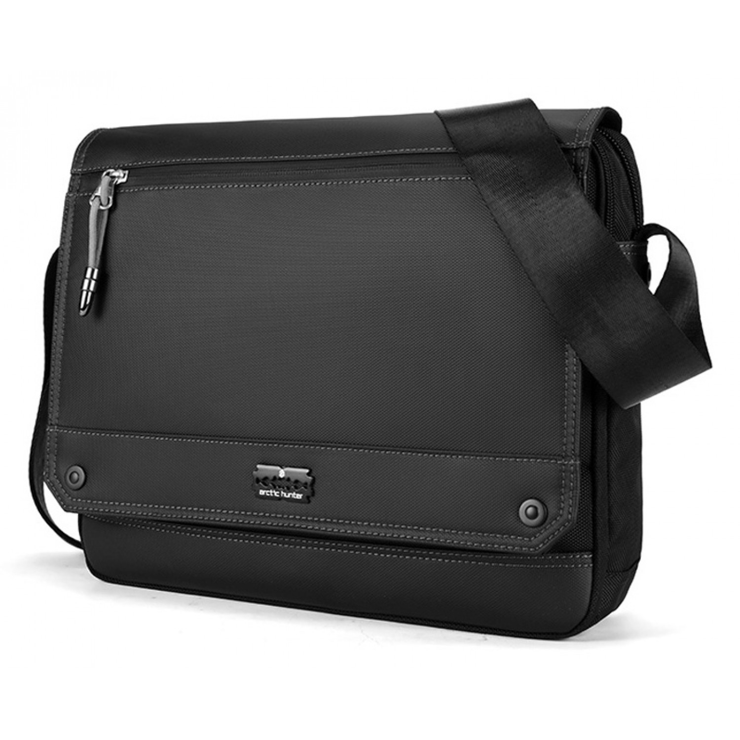 ARCTIC HUNTER τσάντα ώμου K00093 με θήκη laptop 14", μαύρη ARCTIC HUNTER τσάντα ώμου K00093 με θήκη laptop 14", μαύρη