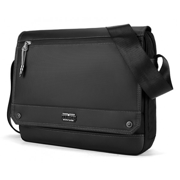 ARCTIC HUNTER τσάντα ώμου K00093 με θήκη laptop 14", μαύρη ARCTIC HUNTER τσάντα ώμου K00093 με θήκη laptop 14", μαύρη