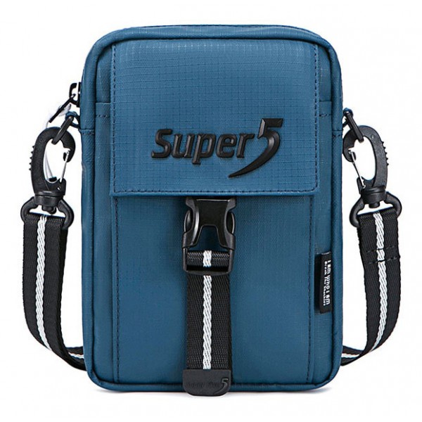 SUPER FIVE τσάντα ώμου K00104-BL, μπλε SUPER FIVE τσάντα ώμου K00104-BL, μπλε