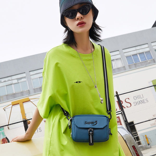 SUPER FIVE τσάντα ώμου K00106-BL, μπλε SUPER FIVE τσάντα ώμου K00106-BL, μπλε