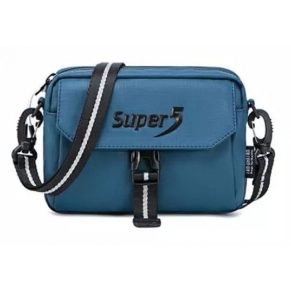 SUPER FIVE τσάντα ώμου K00106-BL, μπλε SUPER FIVE τσάντα ώμου K00106-BL, μπλε