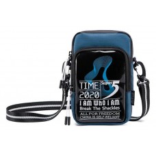 SUPER FIVE τσάντα ώμου K00110-BL, μπλε