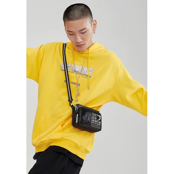 SUPER FIVE τσάντα ώμου K00111-BK, μαύρη SUPER FIVE τσάντα ώμου K00111-BK, μαύρη