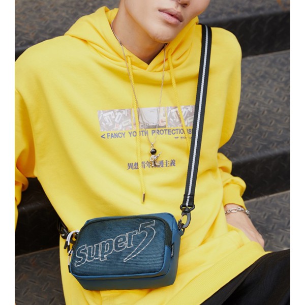 SUPER FIVE τσάντα ώμου K00123-BL, μπλε SUPER FIVE τσάντα ώμου K00123-BL, μπλε