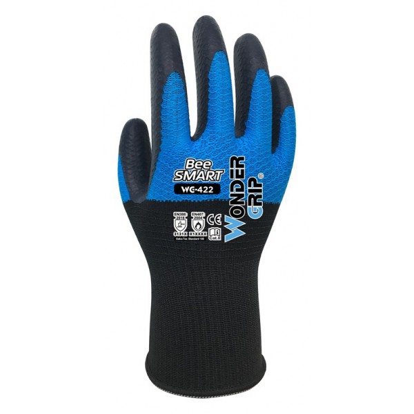 WONDER GRIP γάντια εργασίας Bee-Smart, αντιολισθητικά, 9/L, μπλε