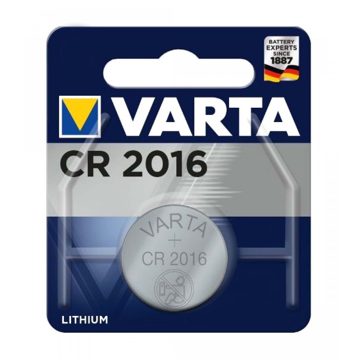 VARTA μπαταρία λιθίου CR2016, 3V, 1τμχ VARTA μπαταρία λιθίου CR2016, 3V, 1τμχ