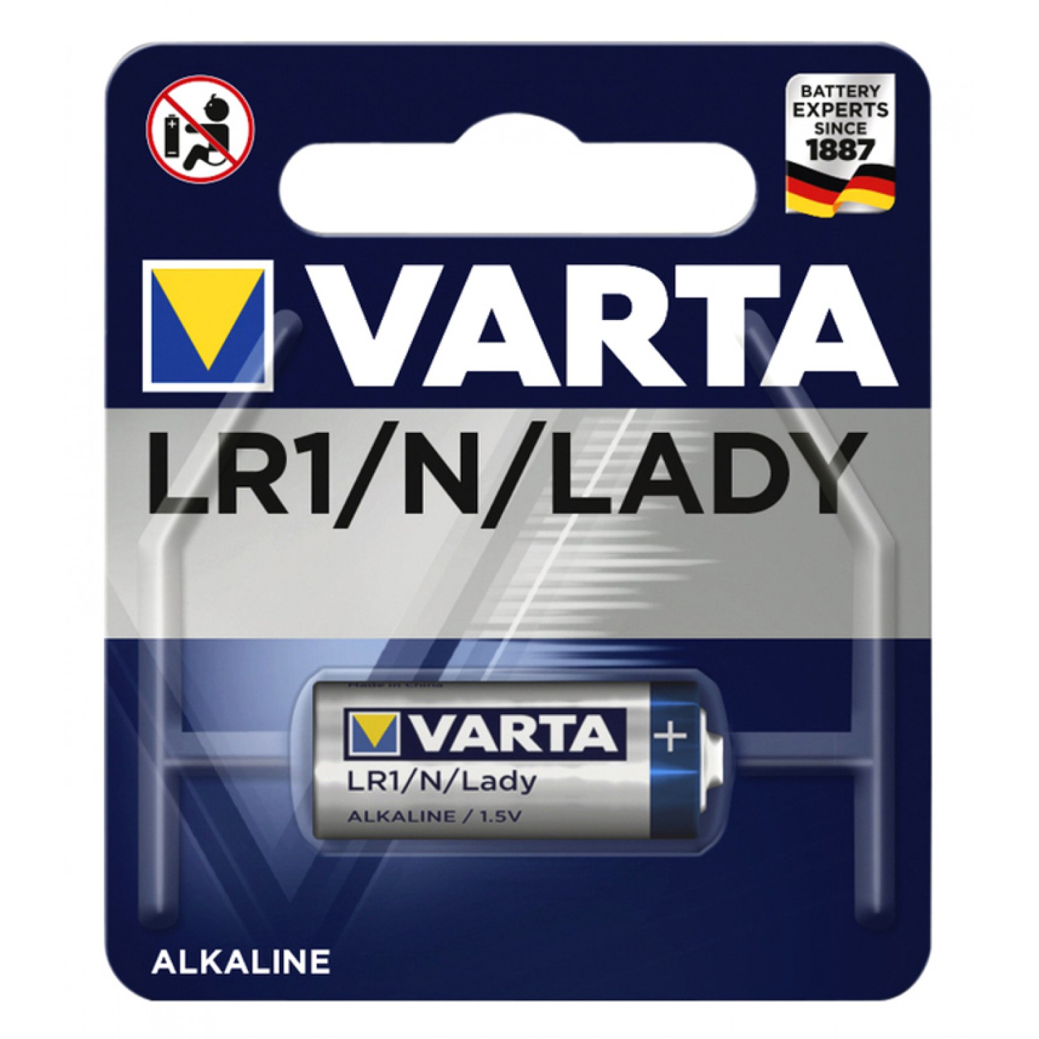 VARTA αλκαλική μπαταρία LADY LR1 N, 1.5V, 1τμχ VARTA αλκαλική μπαταρία LADY LR1 N, 1.5V, 1τμχ