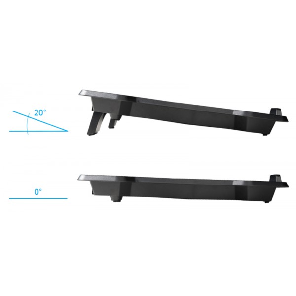 POWERTECH Βάση & ψύξη laptop PT-930, έως 15.6", 2x 125mm fan, LED, μαύρο POWERTECH Βάση & ψύξη laptop PT-930, έως 15.6", 2x 125mm fan, LED, μαύρο