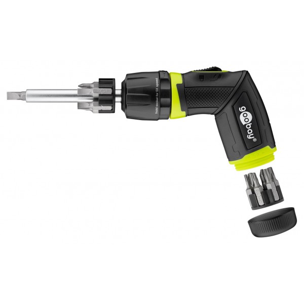 GOOBAY κατσαβίδι χειρός με σετ μύτες 74000, 13τμχ GOOBAY κατσαβίδι χειρός με σετ μύτες 74000, 13τμχ