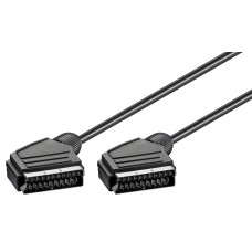 GOOBAY καλώδιο Scart 21pin σε Scart 21pin 11870, 3m, μαύρο
